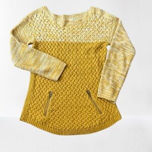🛍️ It’s Our Time Yellow Knit Sweater